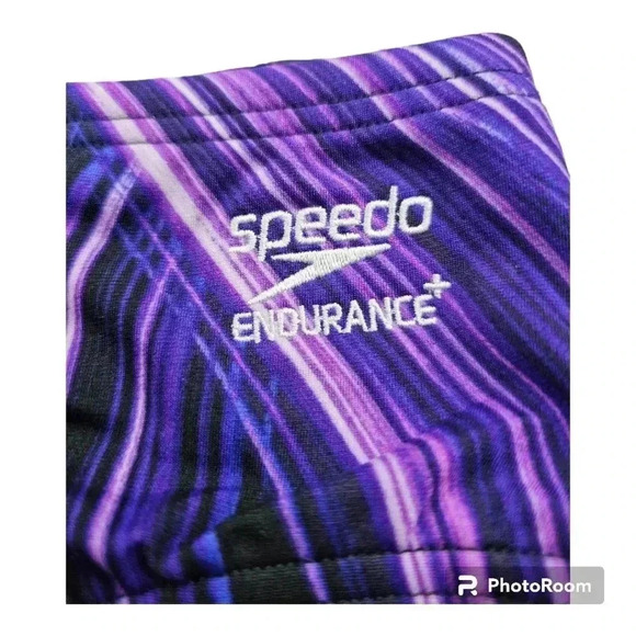 Men's Speedo Endurance+ Turbo Stroke Brief Purple #7706715 NWT Sz 30 or 34 - Picture 3 of 7
